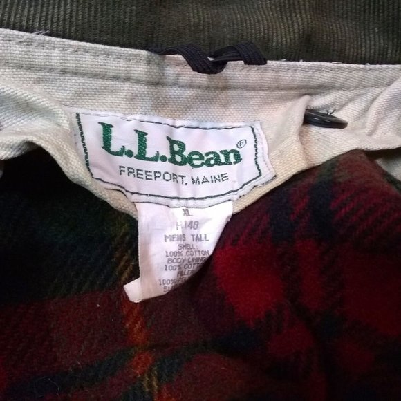 L.L.Bean Outerwer chore barn coat Jacket Heavy Lined Mens - Picture 7 of 7